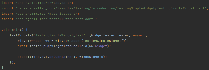 TestingSimpleWidgetTest